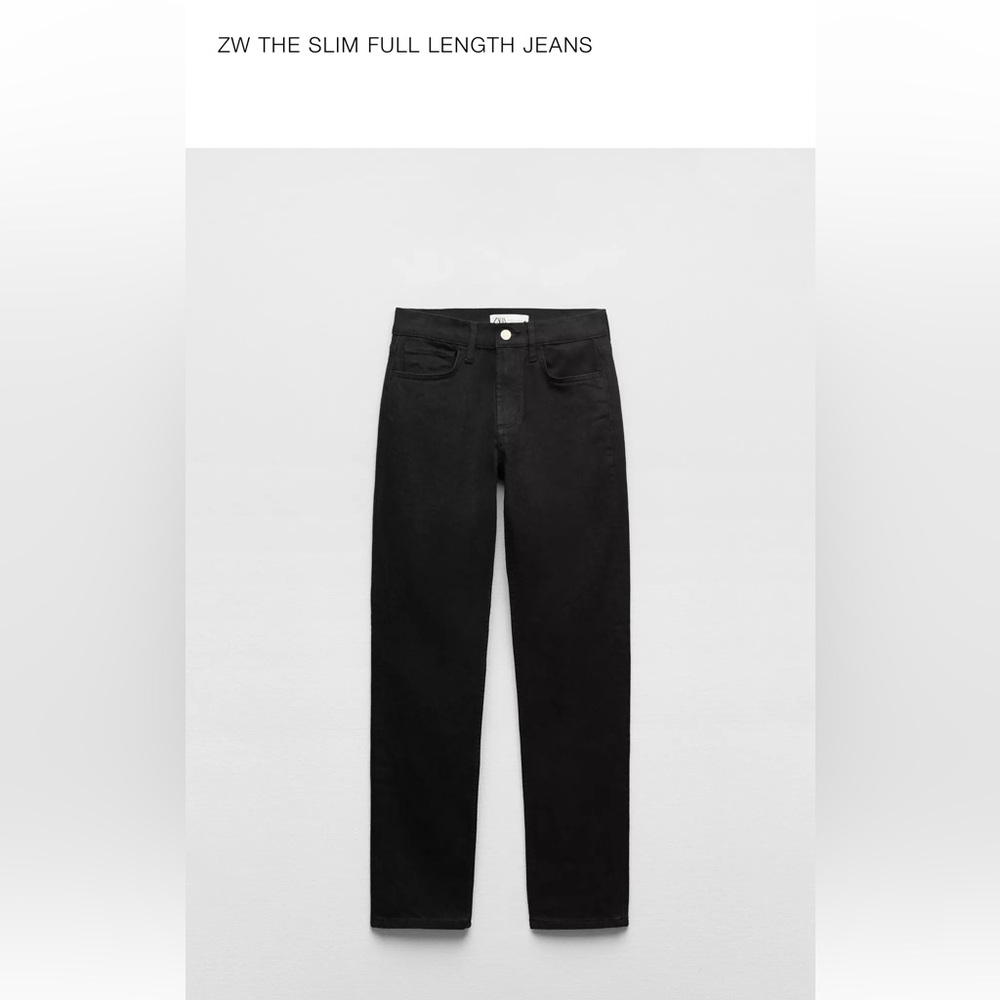 Zara slim fit black jeans
